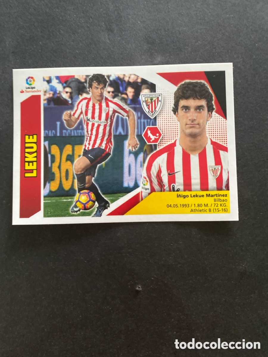 Cromos de f&uacute;tbol: Cromo liga 17/18 Athletic club N* 4