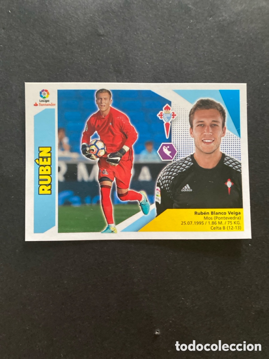 Cromos de f&uacute;tbol: Cromo liga 17/18 RC Celta N* 2
