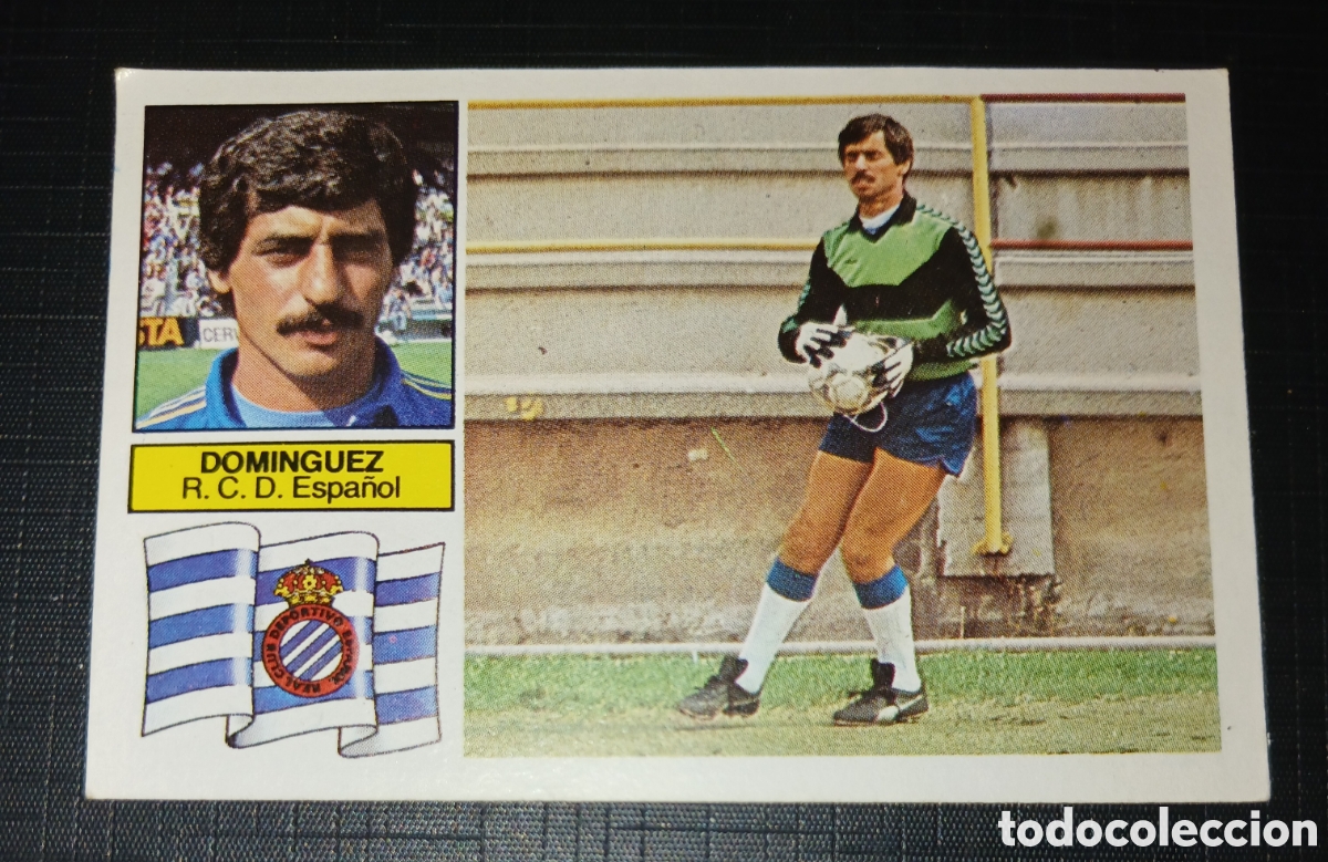 Cromos de f&uacute;tbol: Cromo Dom&iacute;nguez - R.C.D. Espa&ntilde;ol - Liga 82 83 / 1982 1983 - Ed. Este