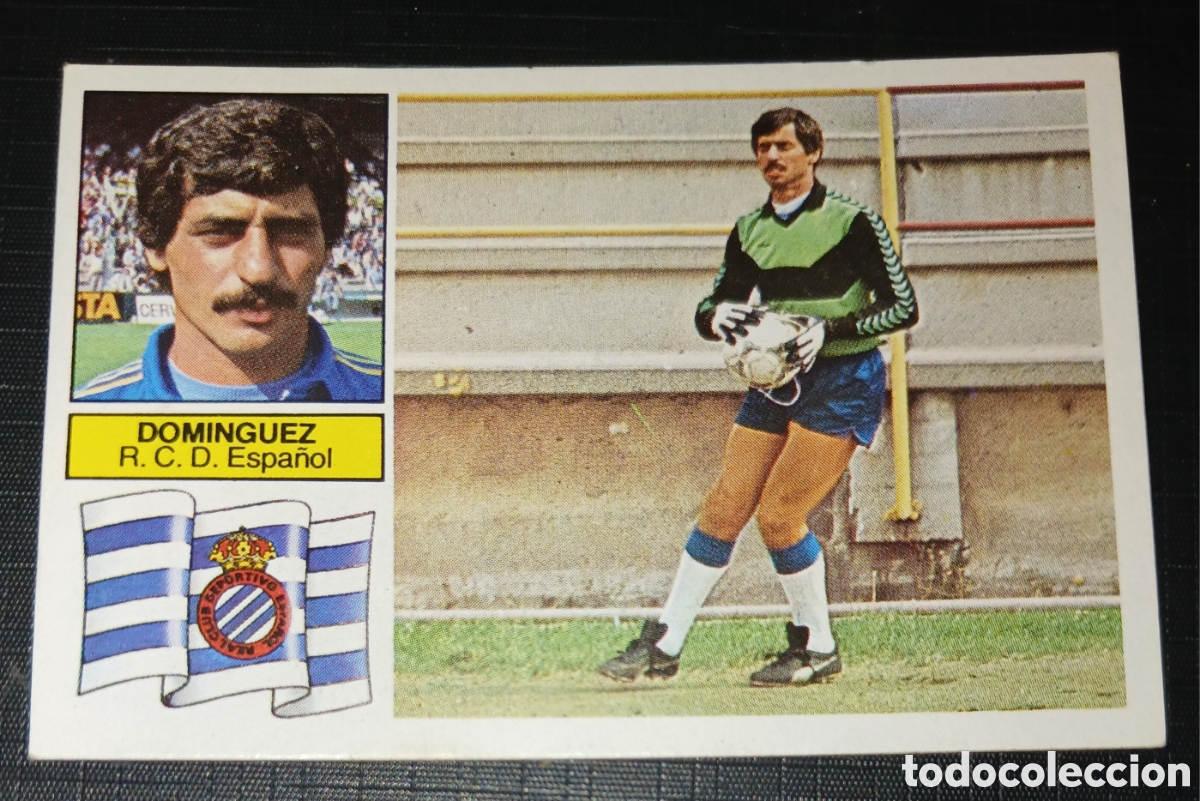Cromos de f&uacute;tbol: Cromo Dom&iacute;nguez - R.C.D. Espa&ntilde;ol - Liga 82 83 / 1982 1983 - Ed. Este