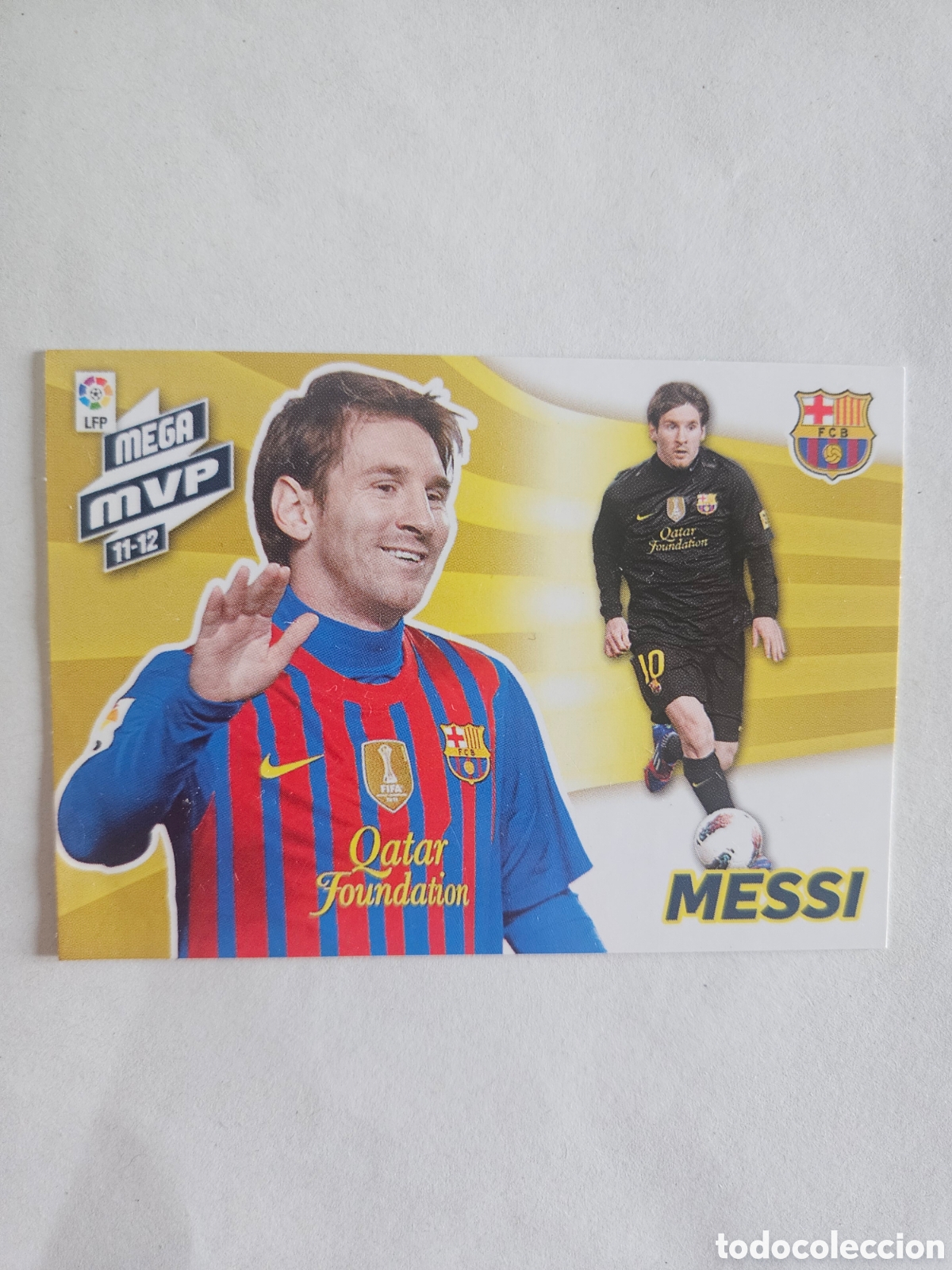 Cromos de f&uacute;tbol: MESSI N&ordm; 424-MVP-MEGACRACKS 2011-2012/11-12-CARD F.C. BARCELONA-PANINI-MGK-PERFECTO ESTADO