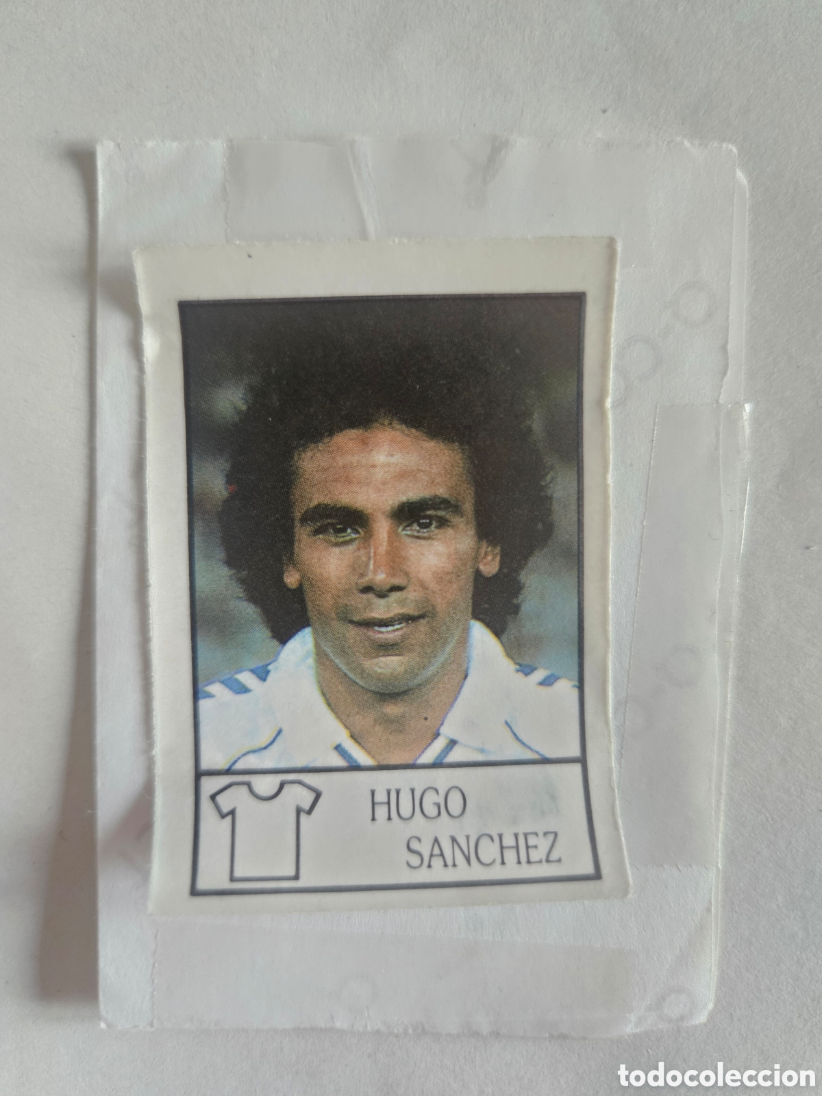 Fu&szlig;ball-Sticker: 132 HUGO SANCHEZ REAL MADRID BOLLYCAO 1987 1988 CROMO FUTBOL LIGA 87 88 - DESPEGADO -