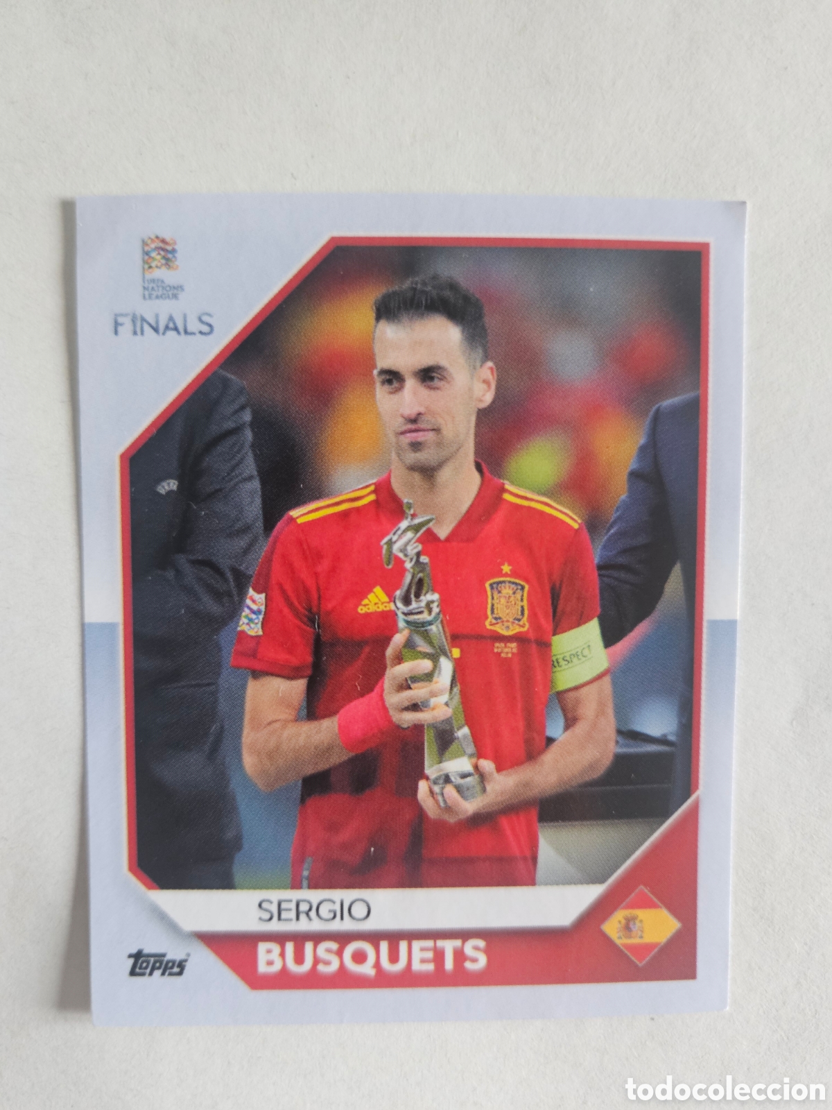 Fu&szlig;ball-Sticker: 240 BUSQUETS ESPA&Ntilde;A CROMO FUTBOL THE ROAD TO UEFA NATIONS LEAGUE FINALS 2022-2023 TOPPS 22-23