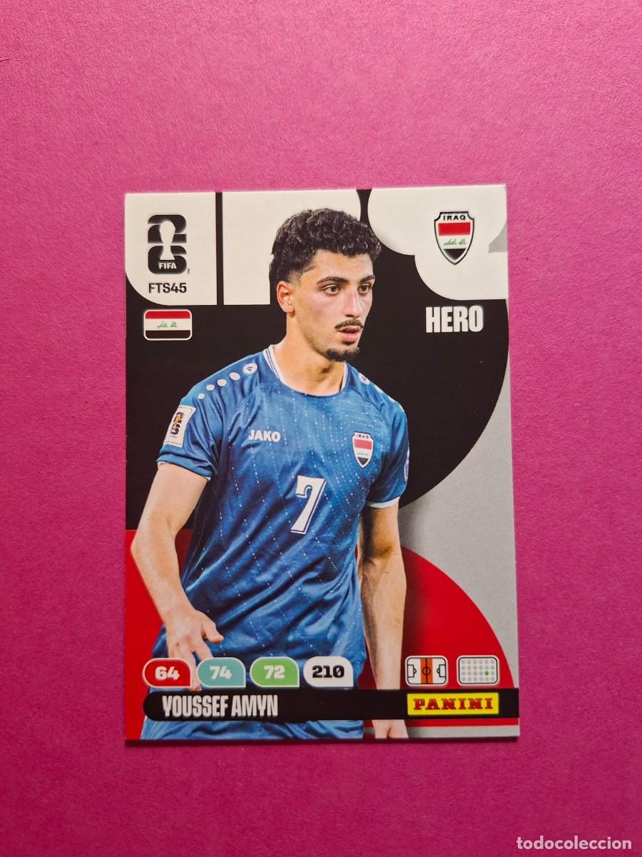 Cromos de f&uacute;tbol: FTS45 YOUSSEF AMYN IRAQ IRAK UPDATE PANINI ADRENALYN FIFA WORLD CUP 26 MUNDIAL 2026