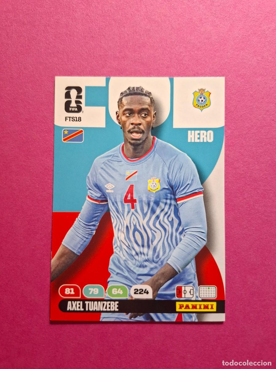 Cromos de f&uacute;tbol: FTS18 AXEL TUANZEBE CONGO UPDATE PANINI ADRENALYN FIFA WORLD CUP 26 MUNDIAL 2026
