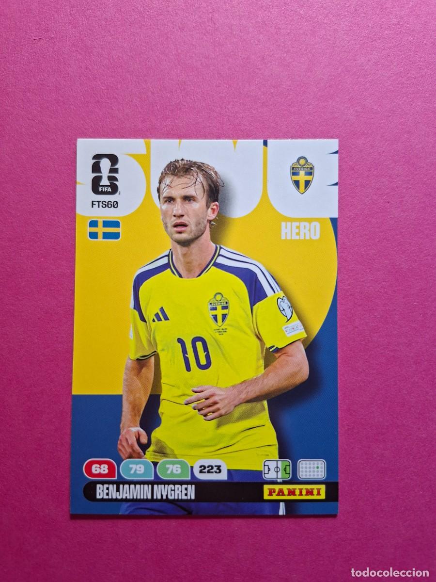 Cromos de f&uacute;tbol: FTS60 BENJAMIN NYGREN SUECIA SWEDEN UPDATE PANINI ADRENALYN FIFA WORLD CUP 26 MUNDIAL 2026