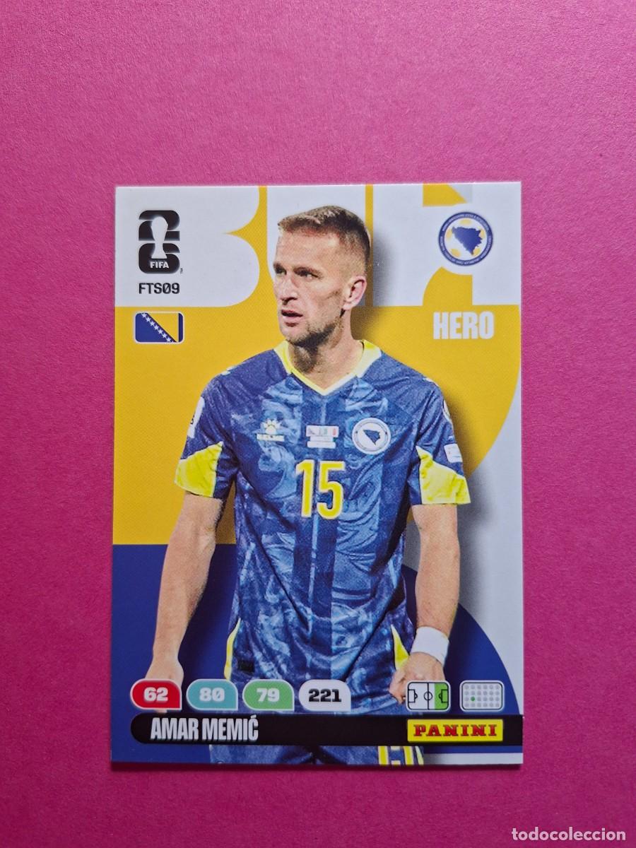 Football Stickers: FTS9 FTS09 AMAR MEMIC BOSNIA HERZEGOVINA UPDATE PANINI ADRENALYN FIFA WORLD CUP 26 MUNDIAL 2026