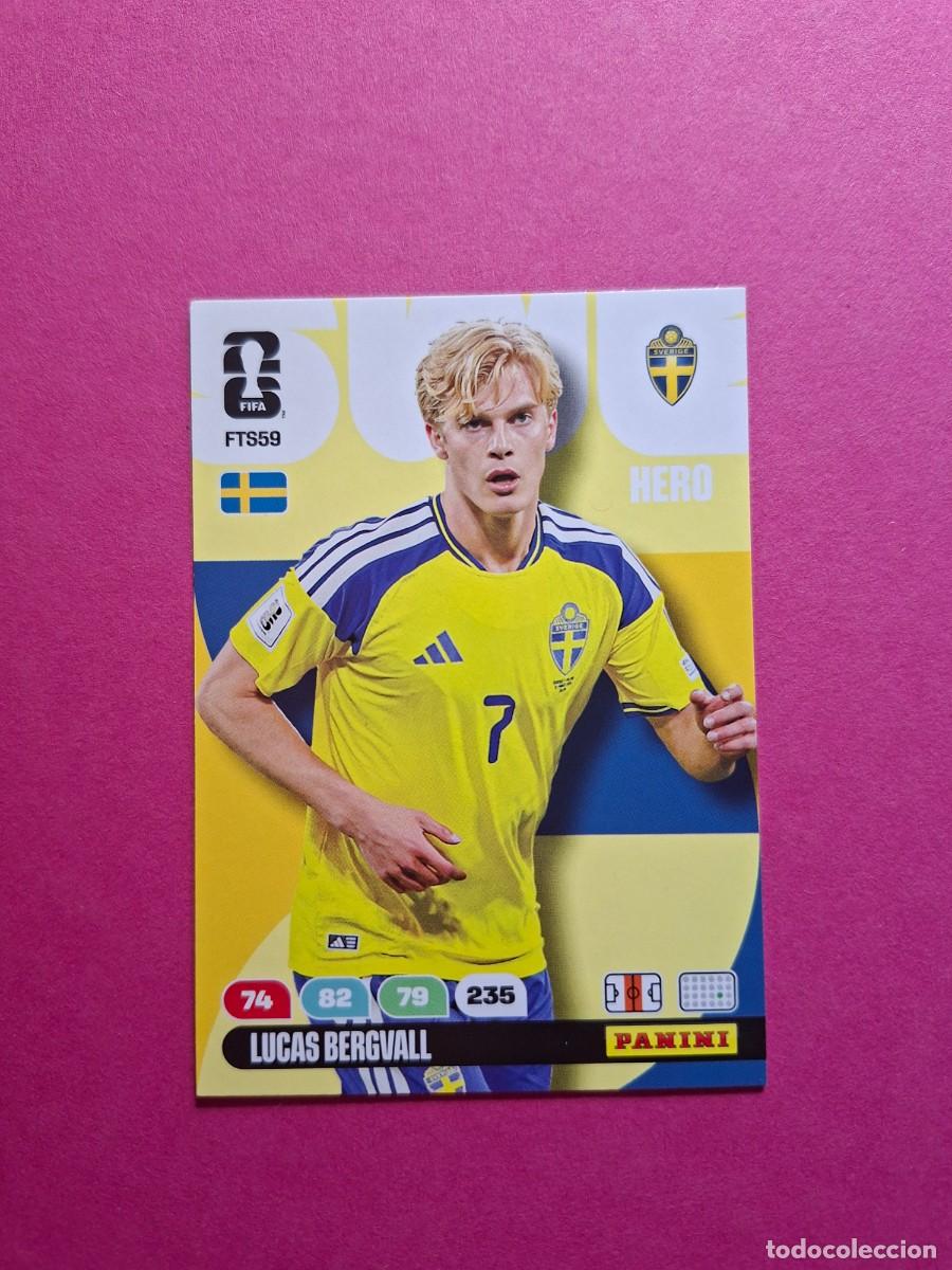 Figurine di Calcio: FTS59 LUCAS BERGVALL SUECIA SWEDEN UPDATE PANINI ADRENALYN FIFA WORLD CUP 26 MUNDIAL 2026