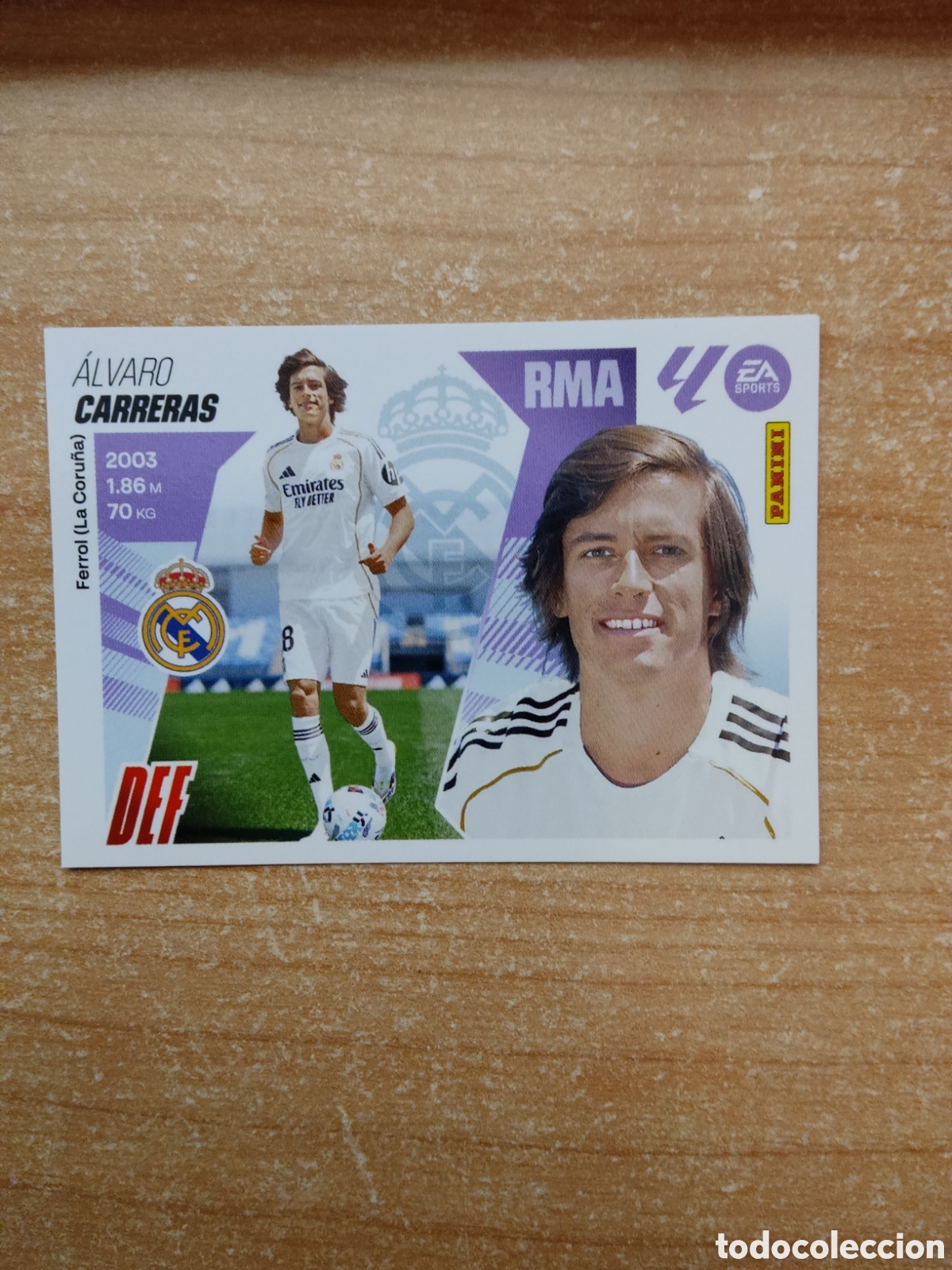 Figurine di Calcio: 18 CARRERAS ULTIMO FICHAJE REAL MADRID LIGA ESTE 2025 2026