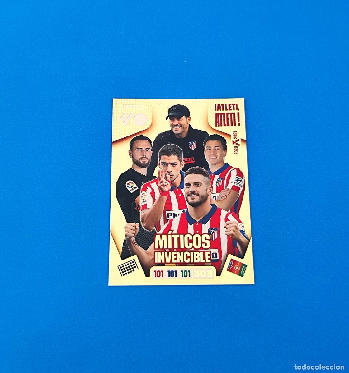 Cromos de f&uacute;tbol: Adrenalyn 2025 2026 / 25 26 M&iacute;ticos Invencible Atleti, Atleti