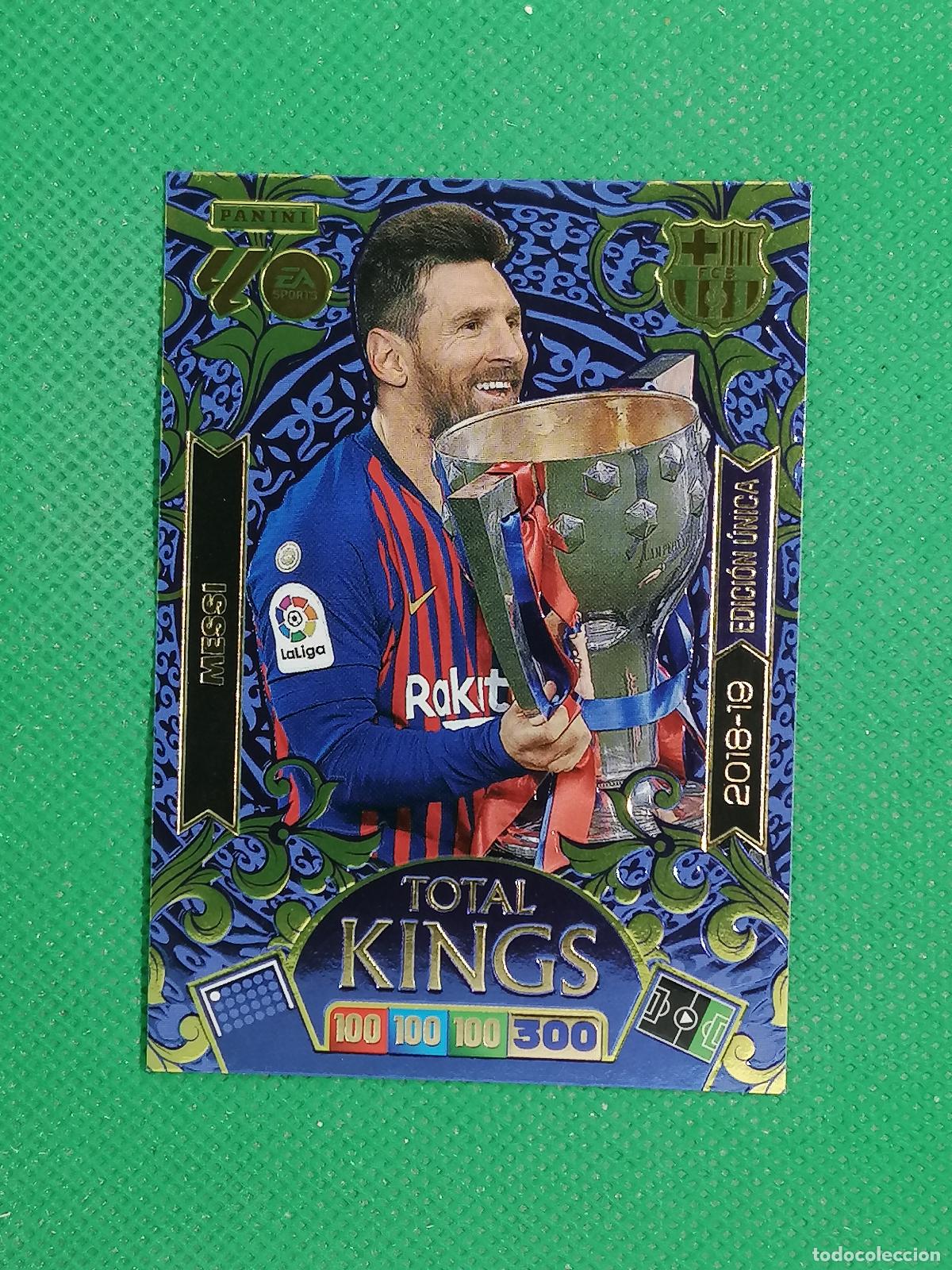 Cromos de f&uacute;tbol: 2018 - 19 MESSI BARCELONA COPA DE LIGA TOTAL KINGS ⚽ PANINI ADRENALYN 2025 2026 25 26 ⚽