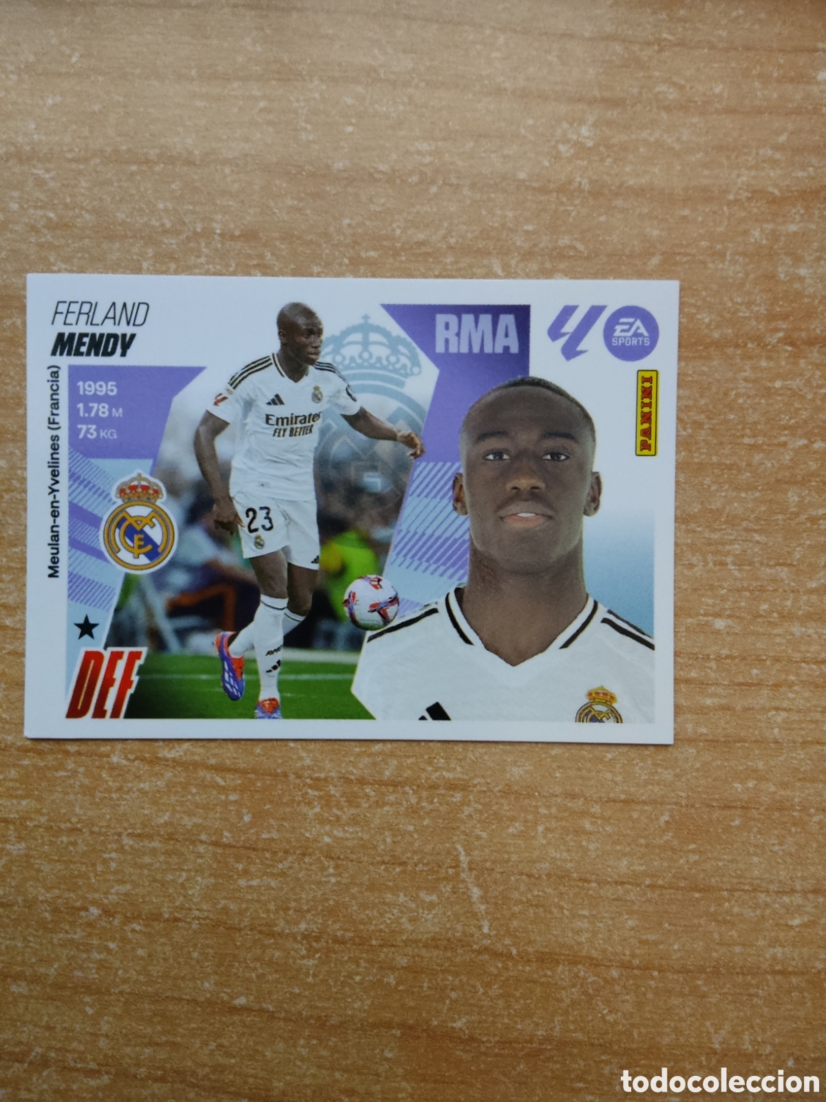 Cromos de f&uacute;tbol: 10 A MENDY REAL MADRID LIGA ESTE 2025 2026