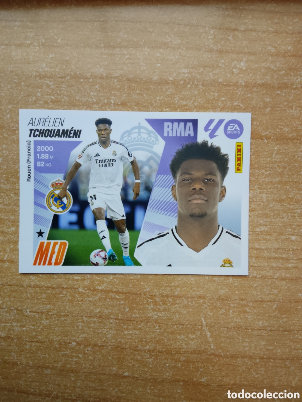 Cromos de f&uacute;tbol: 11 TCHOUAMENI REAL MADRID LIGA ESTE 2025 2026