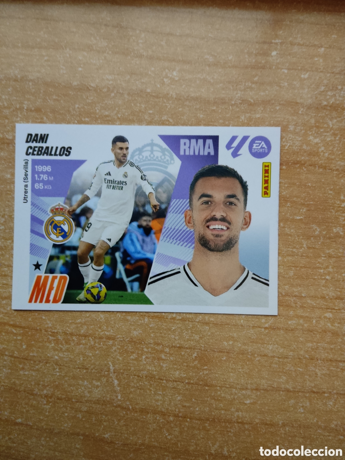 Cromos de f&uacute;tbol: 13 DANI CEBALLOS REAL MADRID LIGA ESTE 2025 2026