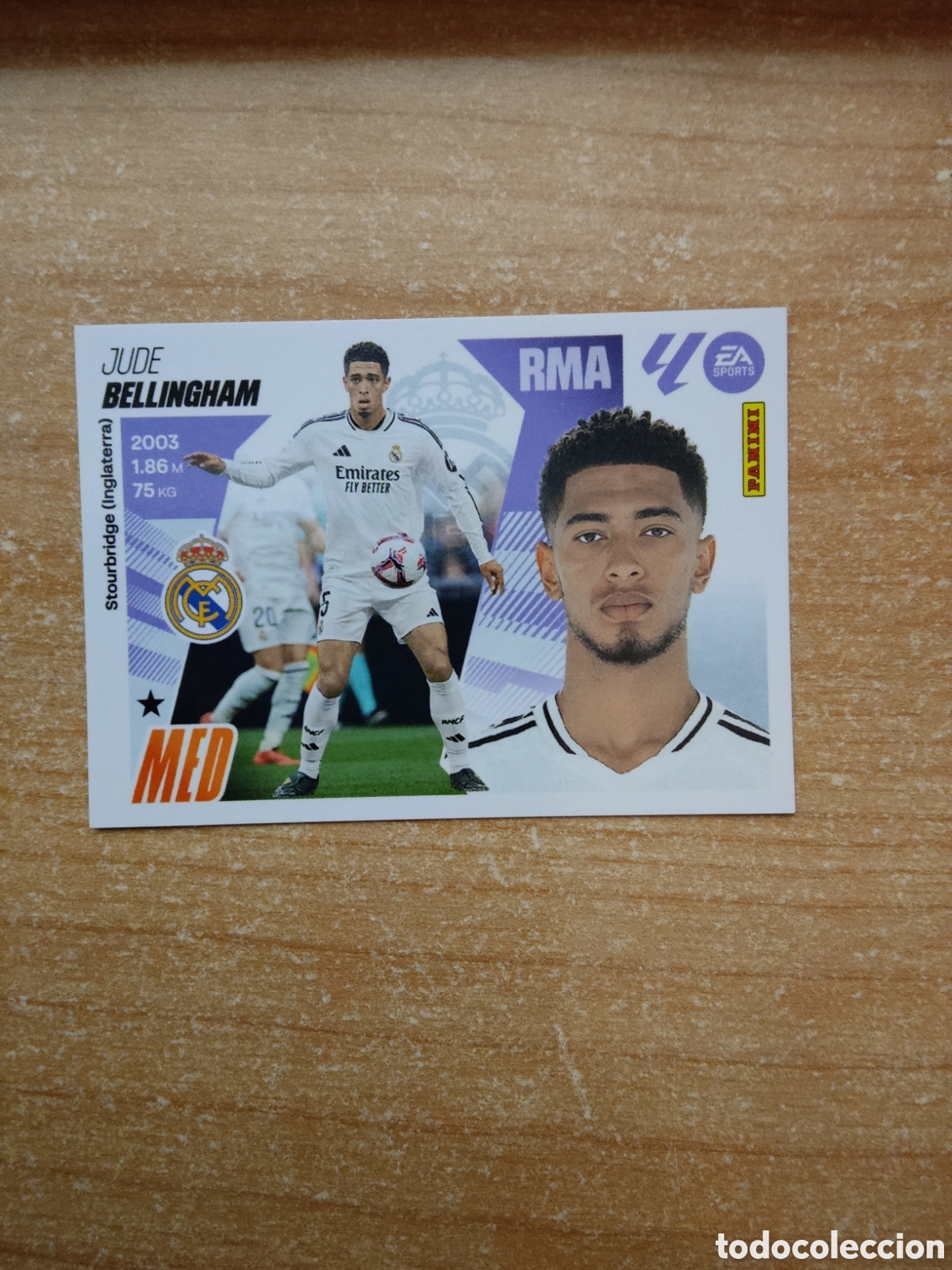 Cromos de f&uacute;tbol: 15 BELLINGHAM REAL MADRID LIGA ESTE 2025 2026