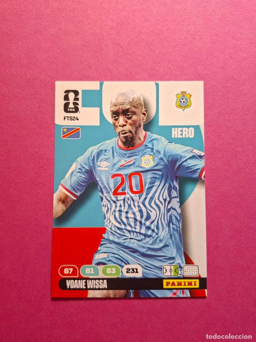 Cromos de f&uacute;tbol: FTS24 YOANE WISSA CONGO UPDATE PANINI ADRENALYN FIFA WORLD CUP 26 MUNDIAL 2026