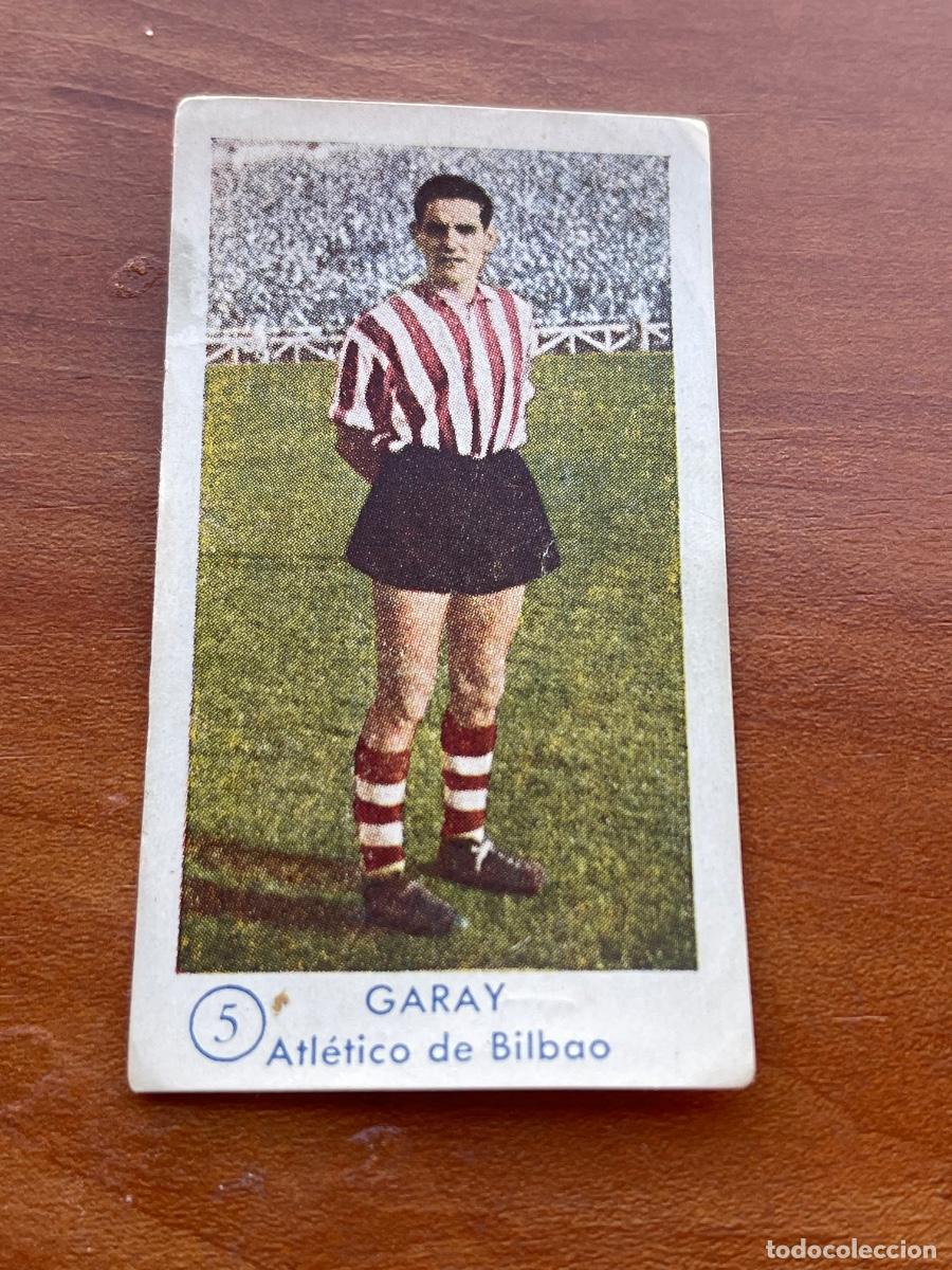 Cromos de f&uacute;tbol: GARAY 5 BILBAO Gr&aacute;ficas Bachende liga 1957 1958 sin pegar