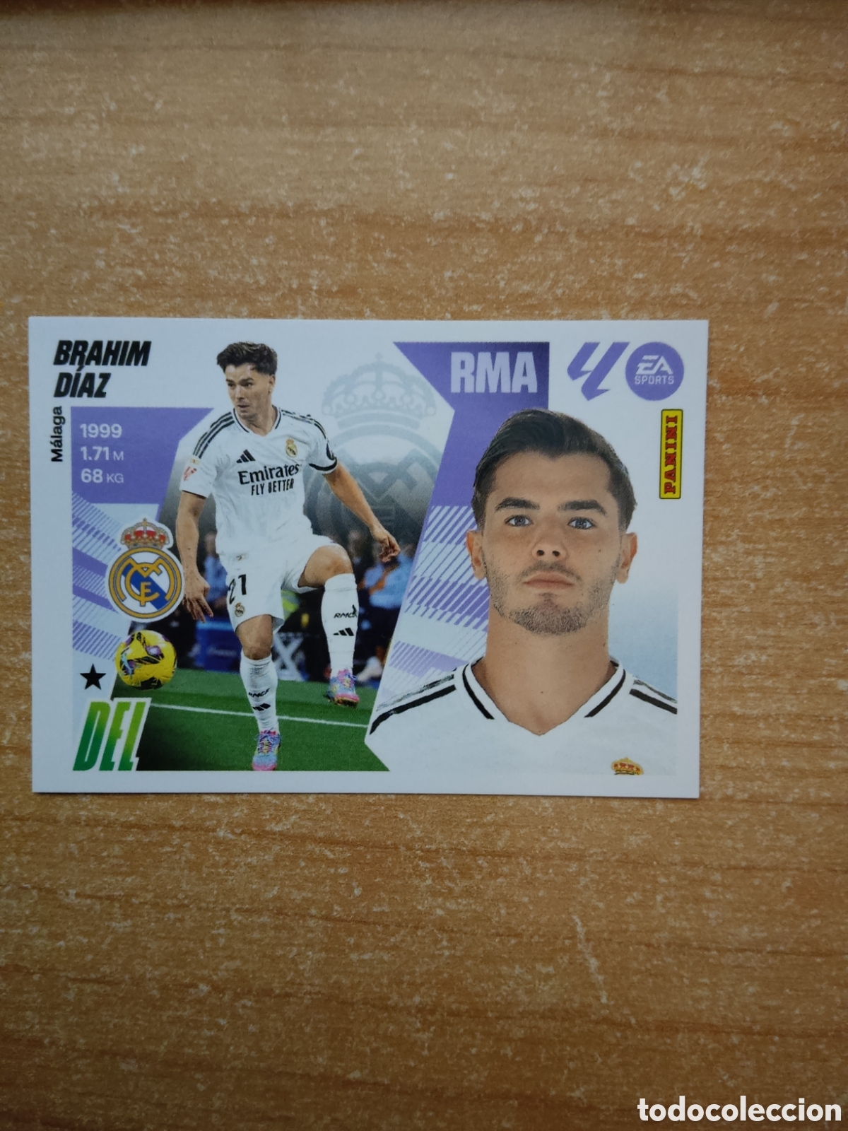 Cromos de f&uacute;tbol: 17 A BRAHIM DIAZ REAL MADRID LIGA ESTE 2025 2026