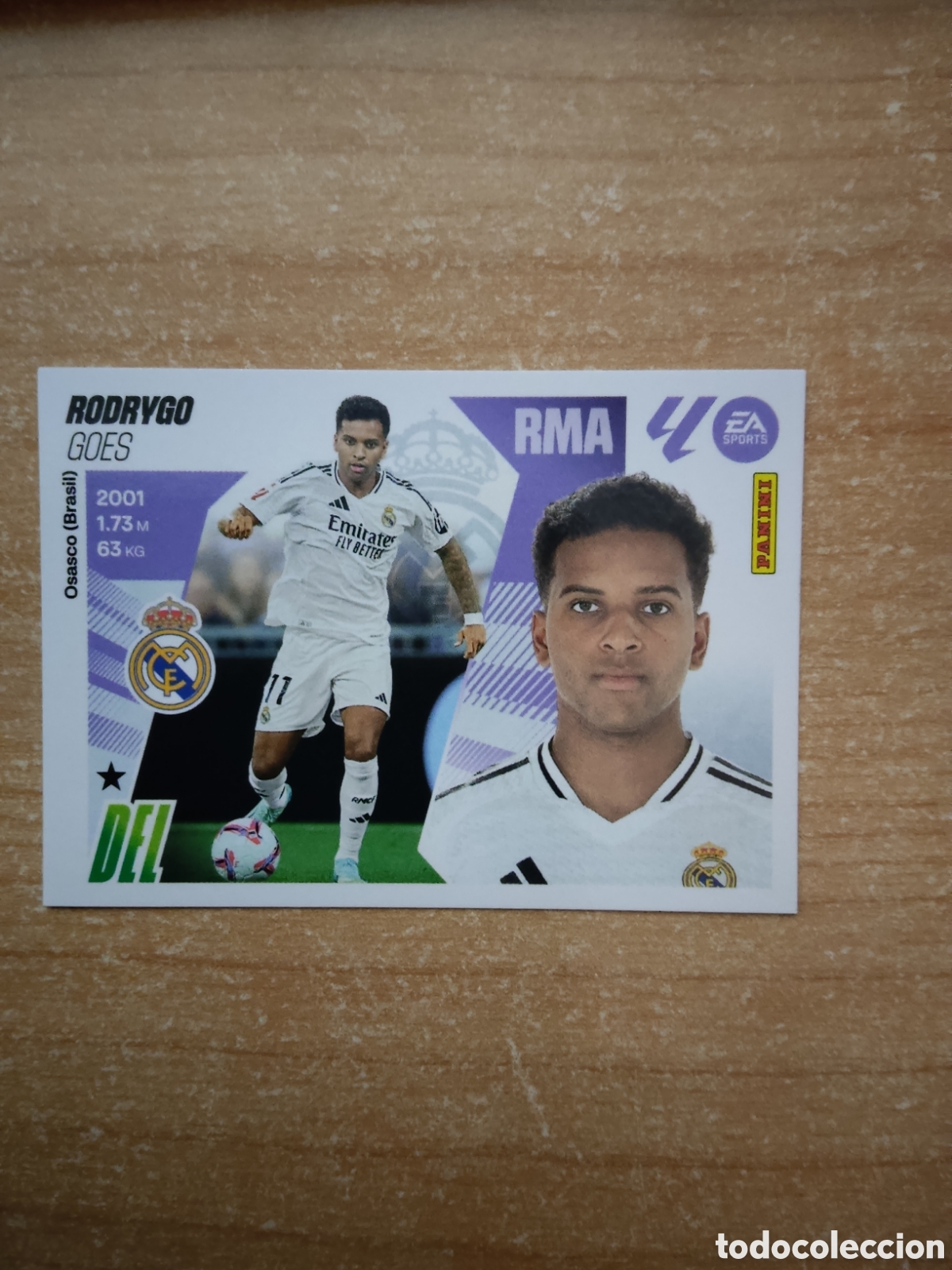 Cromos de f&uacute;tbol: 18 RODRYGO REAL MADRID LIGA ESTE 2025 2026