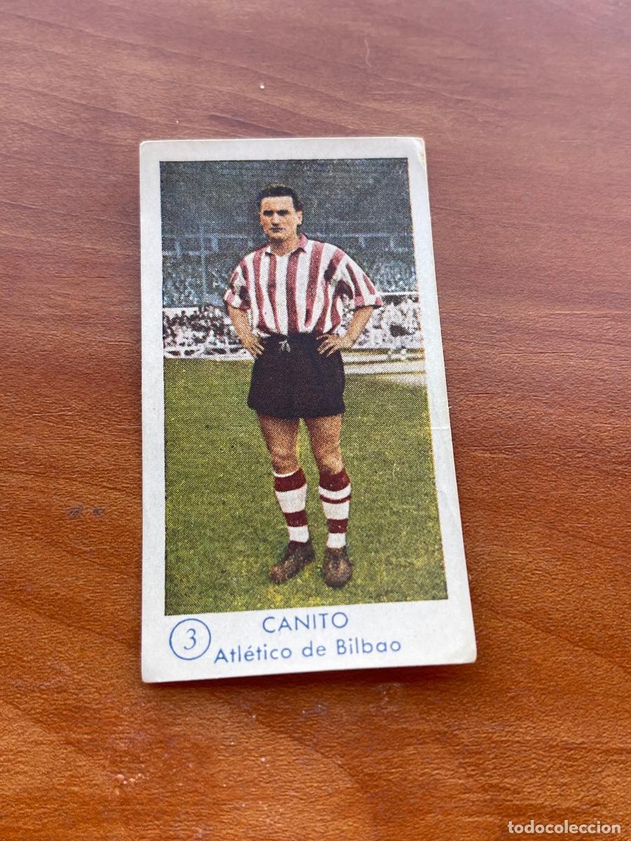 Cromos de f&uacute;tbol: CANITO 3 BILBAO Gr&aacute;ficas Bachende liga 1957 1958 sin pegar