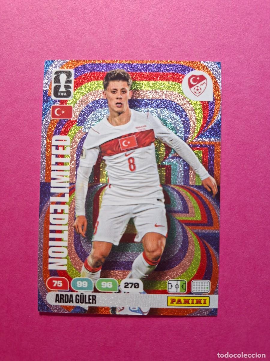 Cromos de f&uacute;tbol: ARDA GULER TURQUIA LIMITED EDITION UPDATE PANINI ADRENALYN FIFA WORLD CUP 26 MUNDIAL 2026