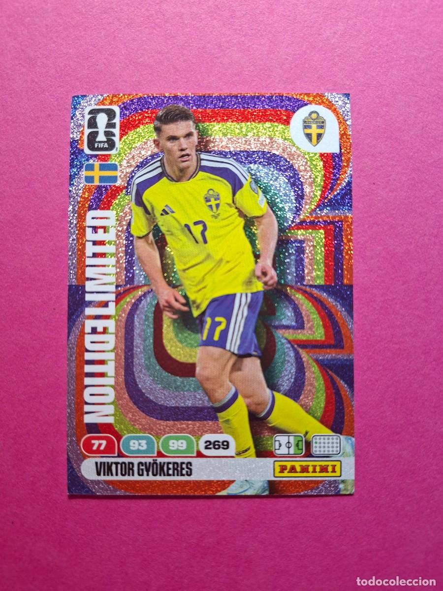 Cromos de f&uacute;tbol: VIKTOR GYOKERES SUECIA SWEDEN LIMITED EDITION UPDATE PANINI ADRENALYN FIFA WORLD CUP 26 MUNDIAL 2026