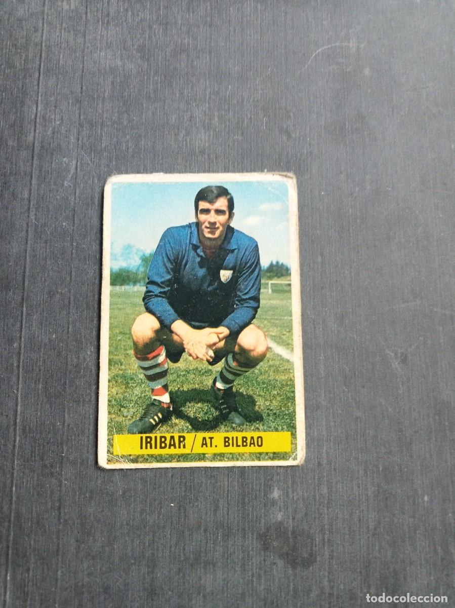 Cromos de f&uacute;tbol: ANTIGUO CROMO DE IRIBAR ATHLETIC DE BILBAO EDICIONES ESTE LIGA 1974 - 75, RECUPERADO