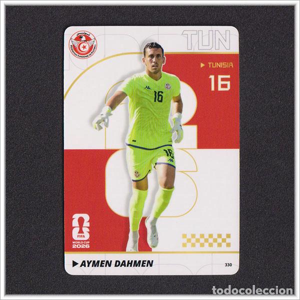 Cromos de f&uacute;tbol: FIFA WORLD CUP 2026 PANINI KAYOU AYMEN DAHMEN 330 TUN TUNISIA ALBUM MUNDIAL COLECCI&Oacute;N - ULTRA BOX