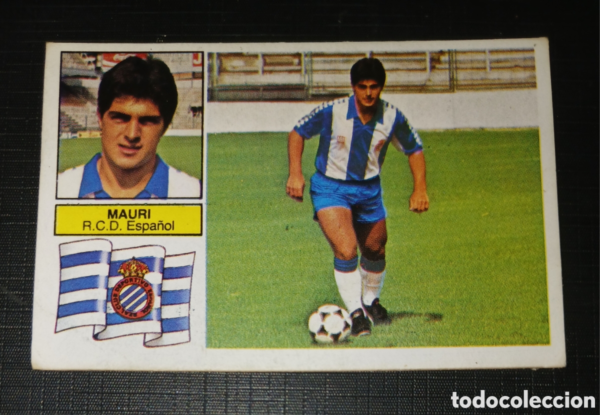 Cromos de f&uacute;tbol: DIFICIL Cromo Alta N&deg; 26 &Uacute;LTIMOS FICHAJES Mauri - R.C.D. Espa&ntilde;ol - Liga 82 83 / 1982 1983 - Ed. Este