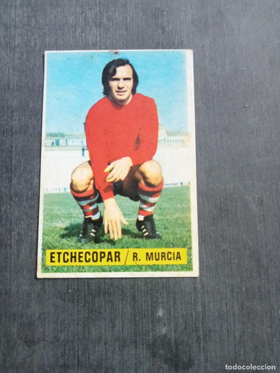 Cromos de f&uacute;tbol: ETCHECOPAR MURCIA COLOCA LIGA ESTE 1974/75 74 75 DESPEGADO