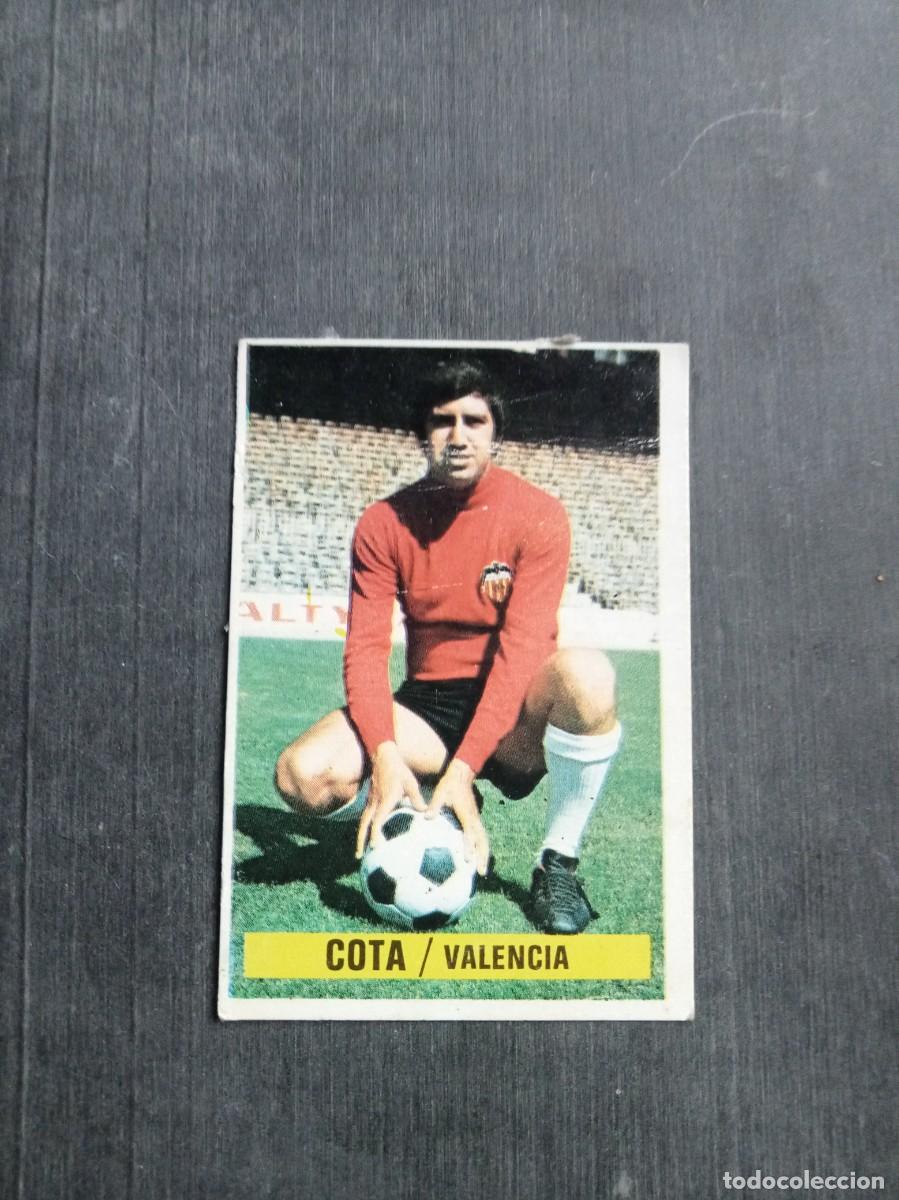 Cromos de f&uacute;tbol: CROMO FUTBOL COTA VALENCIA LIGA 74 75 1974 1975 ESTE