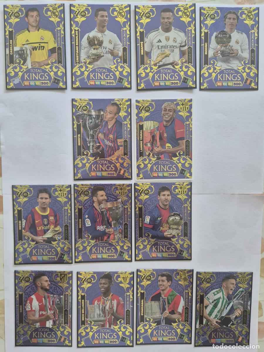 Cromos de f&uacute;tbol: Lote 13 cartas XL Adrenalina - Bar&ccedil;a, Madrid, Joaqu&iacute;n, Nico Williams, Oyarzabal