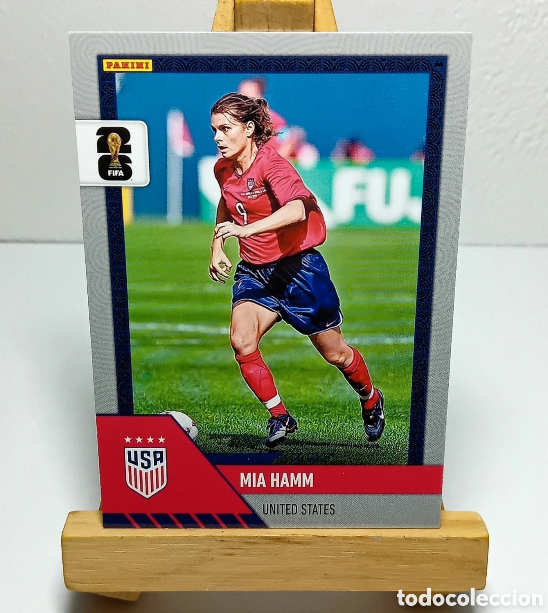 Cromos de f&uacute;tbol: MIA HAMM 2026 USA MONOPOLY PRIZM PANINI S8.