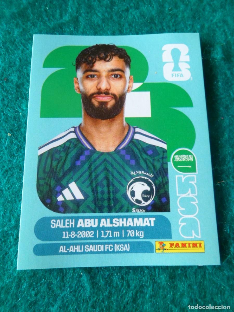 Cromos de f&uacute;tbol: CROMO FIFA WORLD CUP 2026. PANINI. SALEH ABU ALSHAMAT. KSA 14