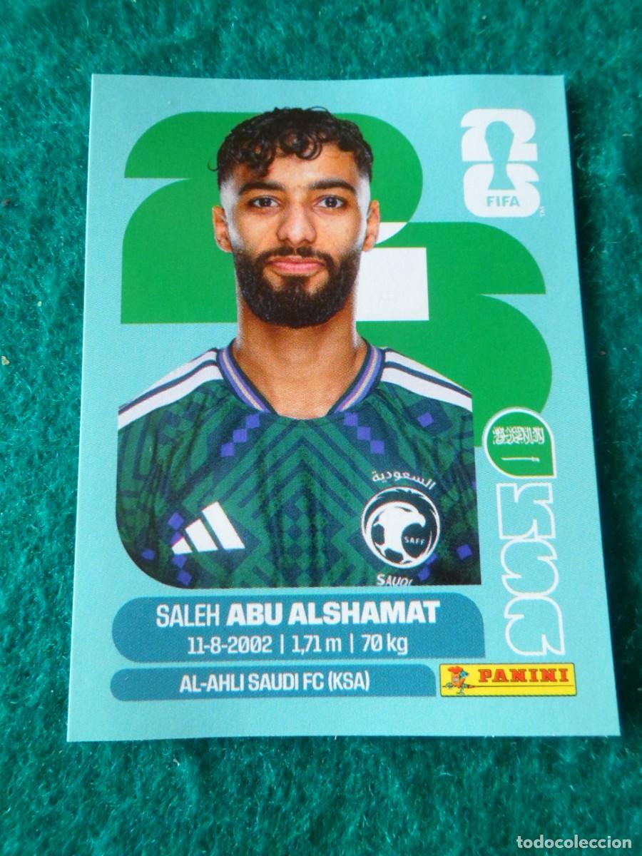 Cromos de f&uacute;tbol: CROMO FIFA WORLD CUP 2026. PANINI. SALEH ABU ALSHAMAT. KSA 14