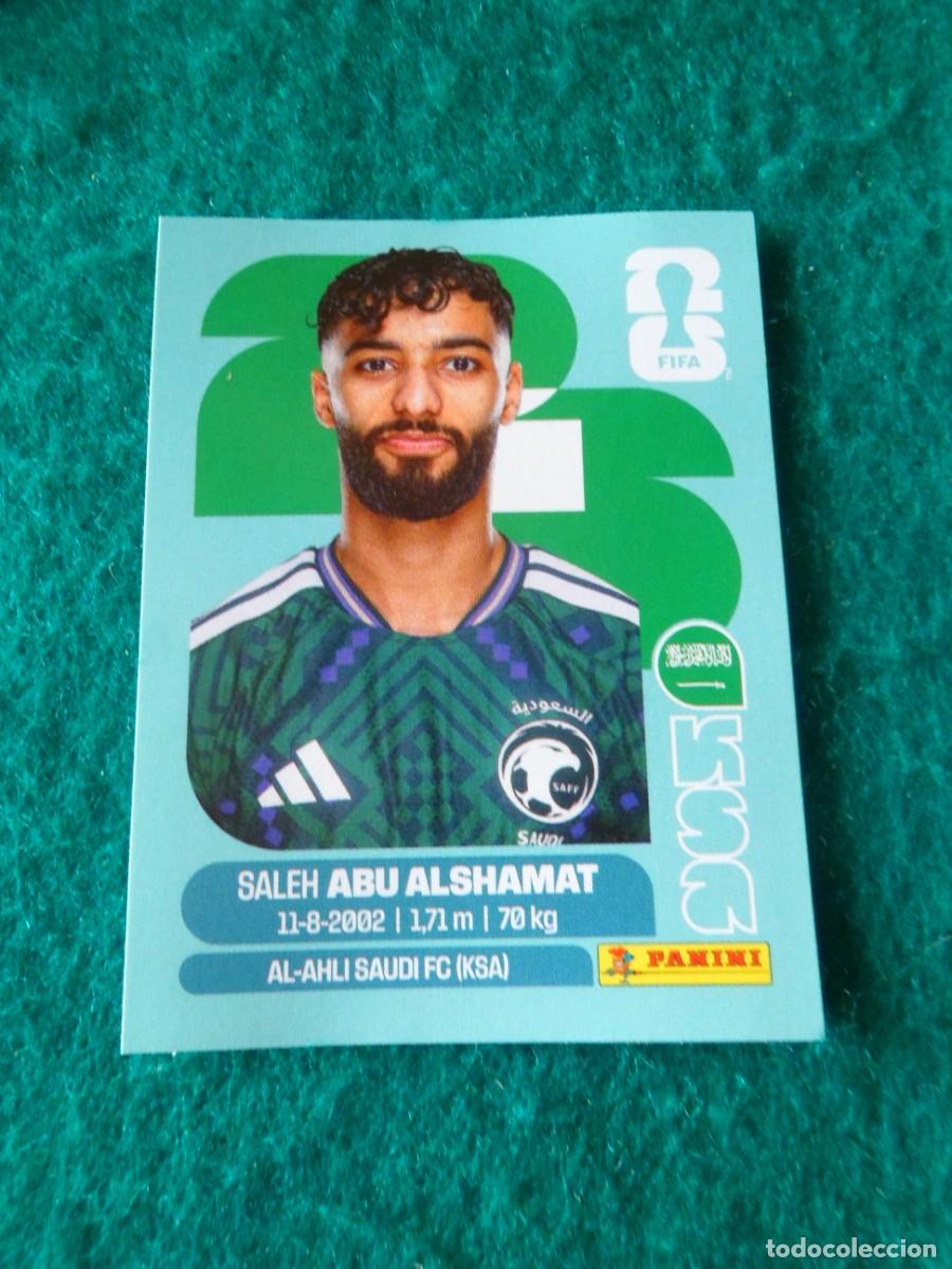 Cromos de f&uacute;tbol: CROMO FIFA WORLD CUP 2026. PANINI. SALEH ABU ALSHAMAT. KSA 14