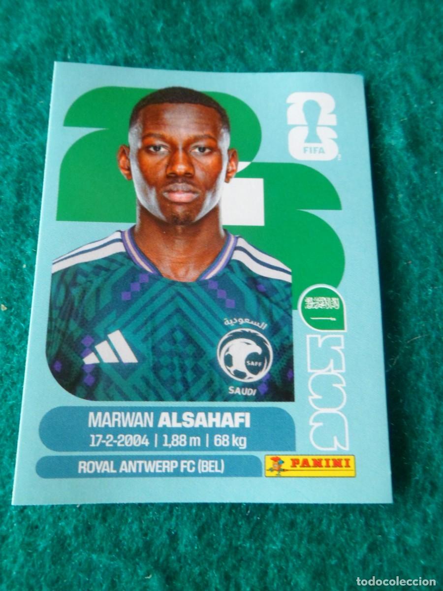 Cromos de f&uacute;tbol: CROMO FIFA WORLD CUP 2026. PANINI. MARWAN ALSAHAFI. KSA 15