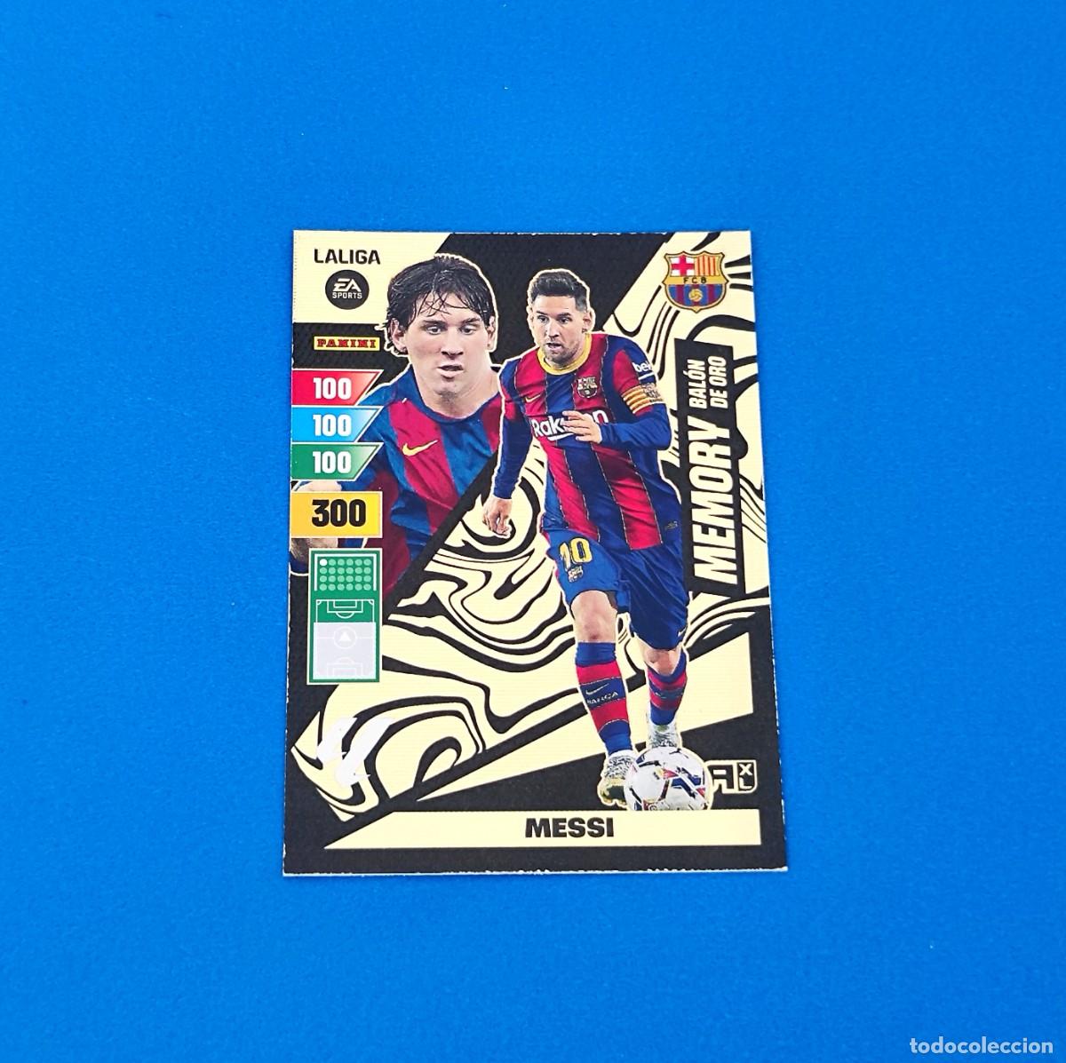 Cromos de f&uacute;tbol: Adrenalyn 2024 2025 / 24 25 Memory Bal&oacute;n de Oro Messi Barcelona