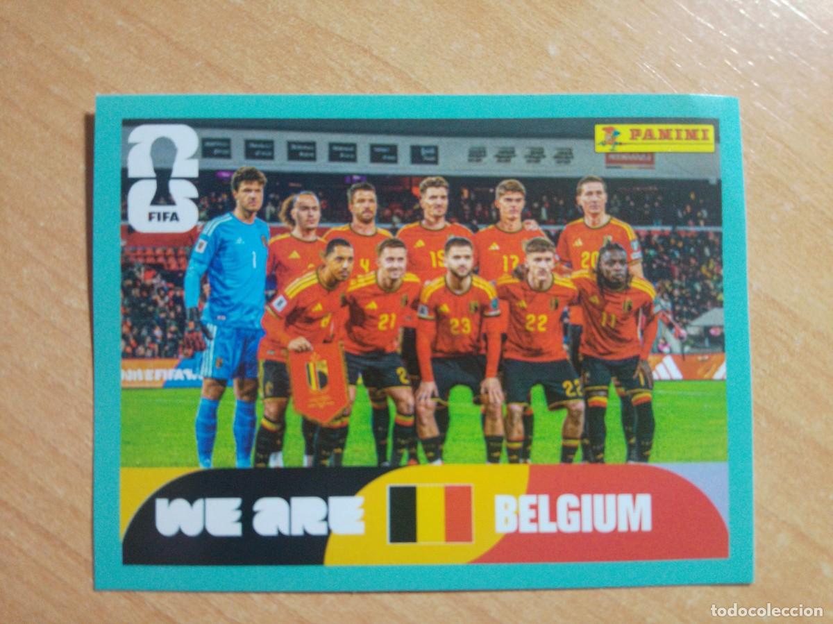 Football Stickers: BEL 13 SELECCION DE BELGICA MUNDIAL FIFA WORLD CUP 2026 26 PANINI STICKERS NUEVO