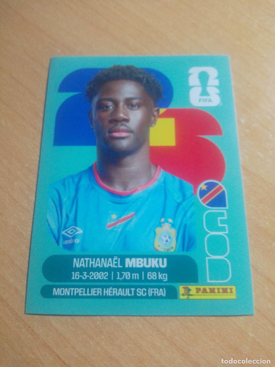Cromos de f&uacute;tbol: MBUKU CONGO COD 20 MUNDIAL FIFA WORLD CUP 2026 26 PANINI STICKERS NUEVO