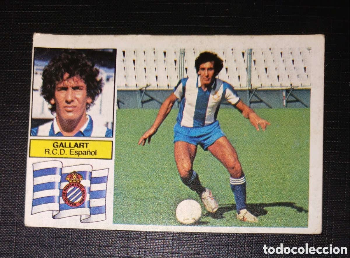 Cromos de f&uacute;tbol: Cromo Alta N&Uacute;MERO 2 &Uacute;LTIMOS FICHAJES Gallart - R.C.D. Espa&ntilde;ol - Liga 82 83 / 1982 1983 - Ed. Este