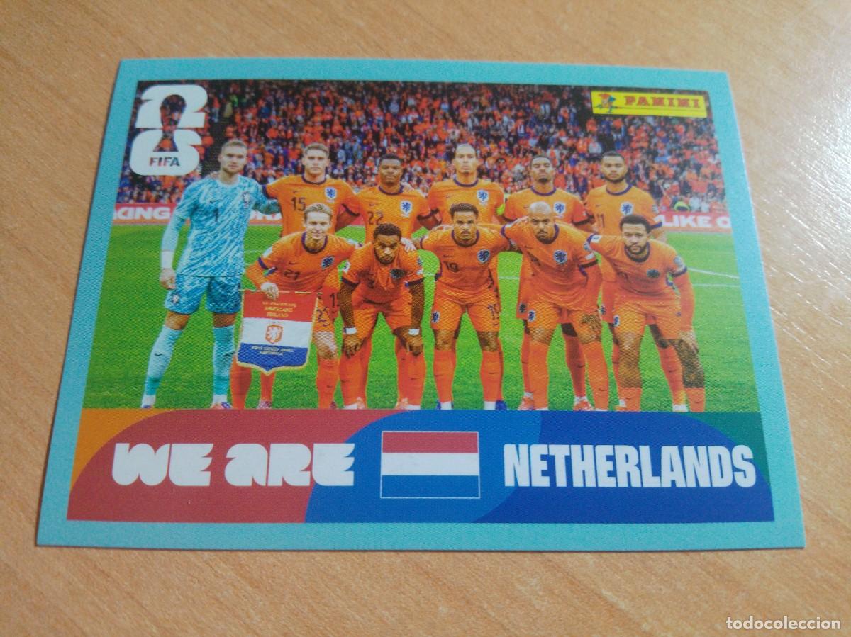 Cromos de f&uacute;tbol: SELECCION HOLANDA NED 13 MUNDIAL FIFA WORLD CUP 2026 26 PANINI STICKERS NUEVO
