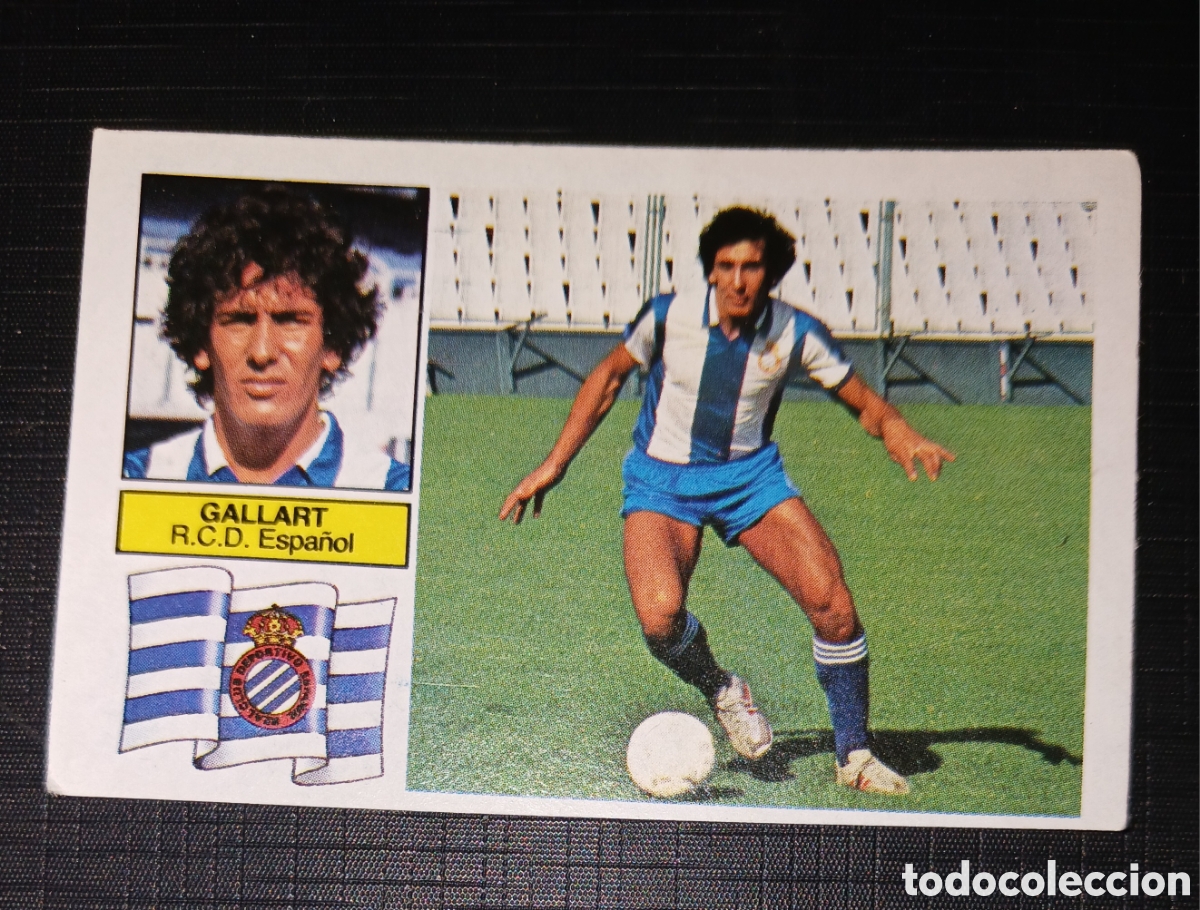 Cromos de f&uacute;tbol: Cromo Alta N&Uacute;MERO 2 &Uacute;LTIMOS FICHAJES Gallart - R.C.D. Espa&ntilde;ol - Liga 82 83 / 1982 1983 - Ed. Este