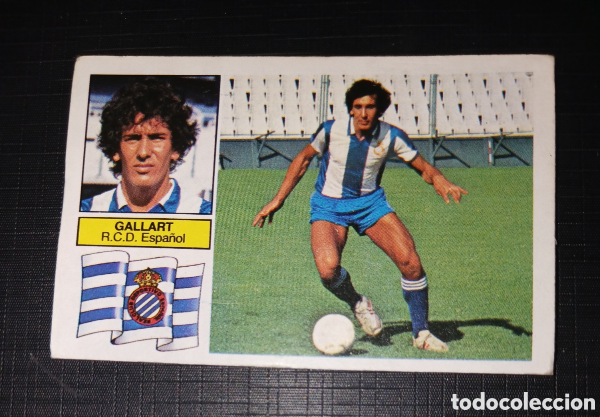 Cromos de f&uacute;tbol: Cromo Alta N&Uacute;MERO 2 &Uacute;LTIMOS FICHAJES Gallart - R.C.D. Espa&ntilde;ol - Liga 82 83 / 1982 1983 - Ed. Este