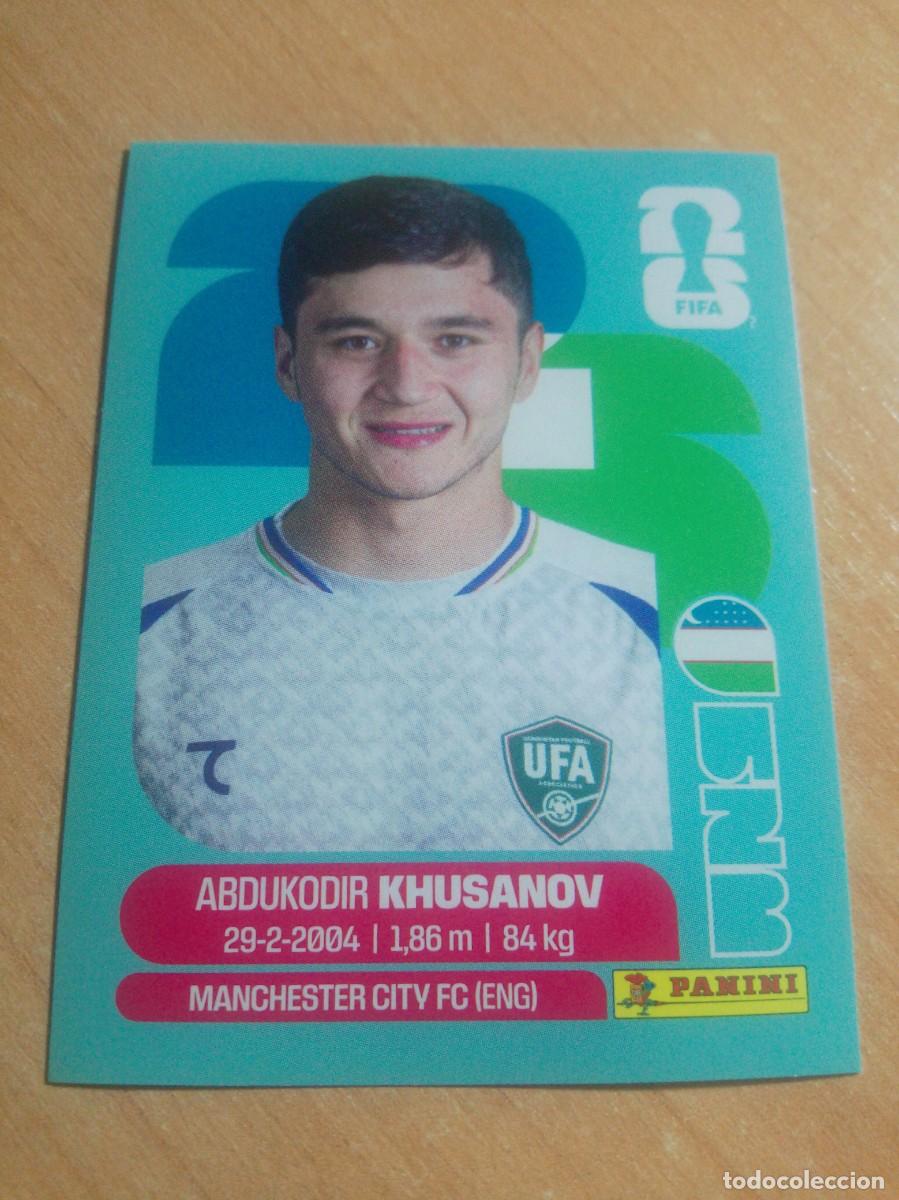 Cromos de f&uacute;tbol: KHUSANOV UZBEKISTAN UZB 9 MUNDIAL FIFA WORLD CUP 2026 26 PANINI STICKERS NUEVO
