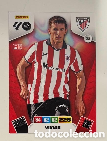 Cromos de f&uacute;tbol: 23 VIVIAN ATHLETIC CLUB BILBAO Panini Adrenalyn XL LaLiga 2025 2026