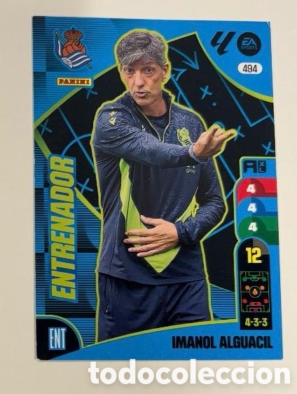 Cromos de f&uacute;tbol: 494 IMANOL ALGUACIL REAL SOCIEDAD Panini Adrenalyn XL La Liga 2024/2025
