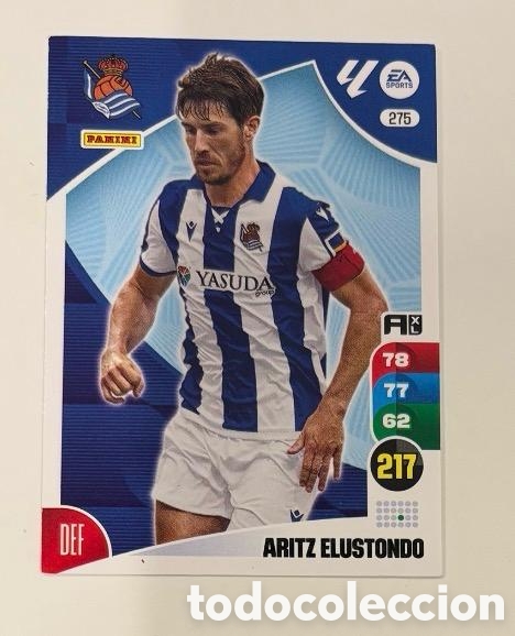 Cromos de f&uacute;tbol: 275 ELUSTONDO REAL SOCIEDAD Panini Adrenalyn XL La Liga 2024/2025