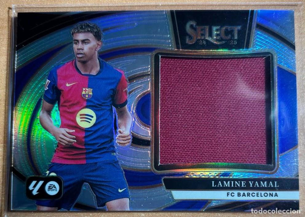 Cromos de f&uacute;tbol: PANINI SELECT LA LIGA SOCCER 2024-2025 LAMINE YAMAL (FC BARCELONA) PARCHE ROJO