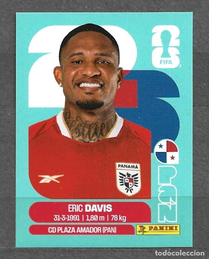 Cromos de f&uacute;tbol: Mundial 2016 - Eric Davis - N&ordm; 7 - Panam&aacute;